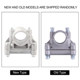 AUNMAS Abrazadera de Soporte de Mango con Pernos Abrazadera de Soporte de Mango de 26/28mm Soporte de Mano para Desbrozadora Tubo de Desbrozadora Accesorios de Jardinería (Soporte