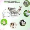 CQFJLM 11L Automatic Dog Water Dispenser, 304 Stainless Steel with