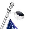 Flag Pole Light Solar Powered 3000K, FlagPole Solar lamp for