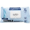 ForPro 30ct Disposable Nitrile Gloves, 4 Mil/X-Large, Blue, Food Safe
