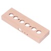 DIY Glow Tube Clock Kit 4 Lamps Beech Wood Enclosure