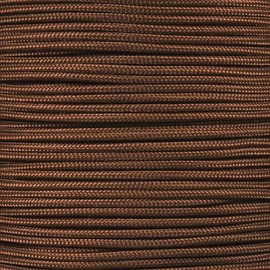 West Coast Paracord 3 Strand Nylon Certified Type II 325 Paracord (Chcolate Brown, 10 Feet)