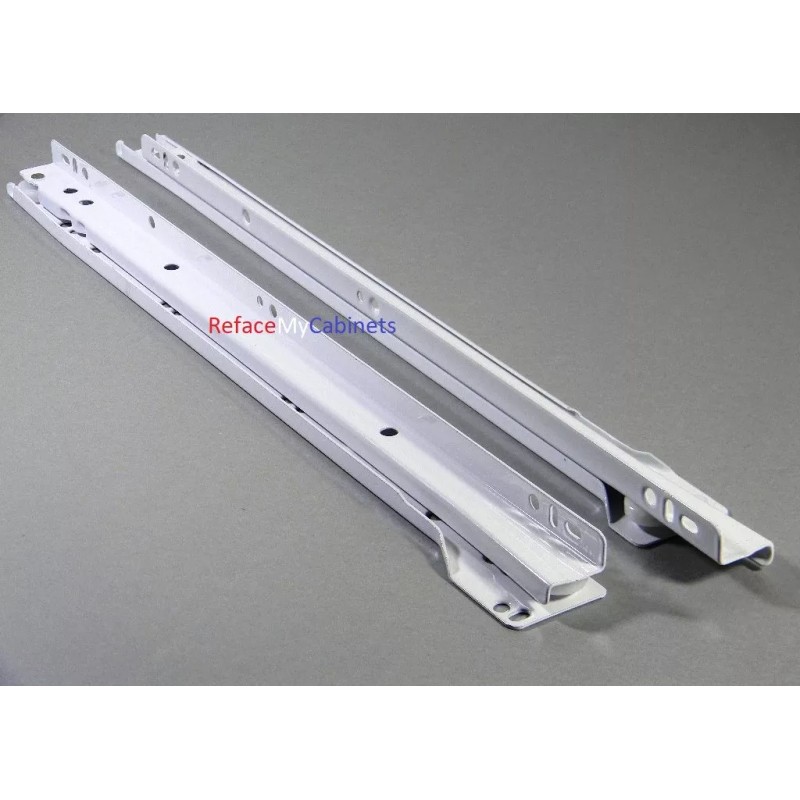 Knape & Vogt KV 1805 3/4 Extension White Epoxy Drawer