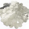 CENPEK 1.5cm Silver Foil Confetti Round Tissue Paper Table Confetti