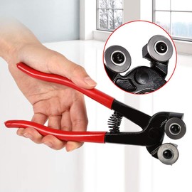 Glass Cutter - Samfox 200mm Heavy-Duty Glass Mosaic Cut Nippers Ceramic Tile Wheel Wheeled Cutter Pliers Tool