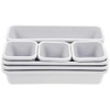 Arti Casa Set of 8 Plastic Bowls for Office Desk