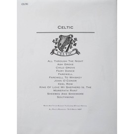Celtic Music Pack for TK O'Brien's Lap Harp