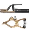 Combo - Genuine Tweco GC-200 Ground Clamp & A-532 Electrode