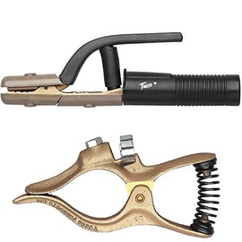 Combo - Genuine Tweco GC-200 Ground Clamp & A-532 Electrode Holder