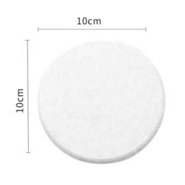 Diatomaceous Earth Coasters, Diatomaceous Earth Coasters, Set of 2, Absorbent, Quick Drying, Draining Kitchen, Tray, Round Shape (White)