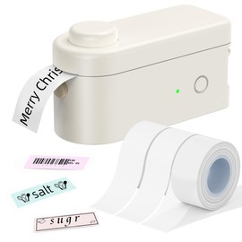 Makeid L1 Label Maker Machine with Tape Includes 3 Label Tapes - Portable & Rechargeable Label Makers Compatible with 9/12/16mm Tape - Mini Bluetooth Labeler for Organizing Office Home School