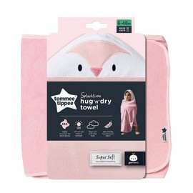 Tommee Tippee Splashtime Hug ‘N’ Dry Hooded Towel Penny the Penguin (6-48m)