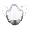 yotijar Reusable Clear Dustproof Covers Face Shield with Visible Expression