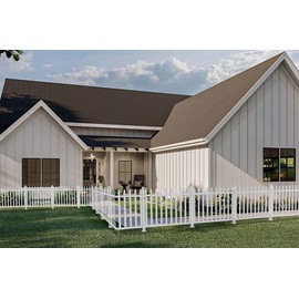 AwnPro Straight 2Sets 30" H x 84" W Vinyl Picket Fence Panels White Decorative Fence for Garden Patio Yard Pool Walkways (20x2 Pickets)