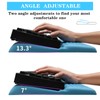 Computer Keyboard Stand Pad with Wrist Rest, Ergonomic Comfy Tilted