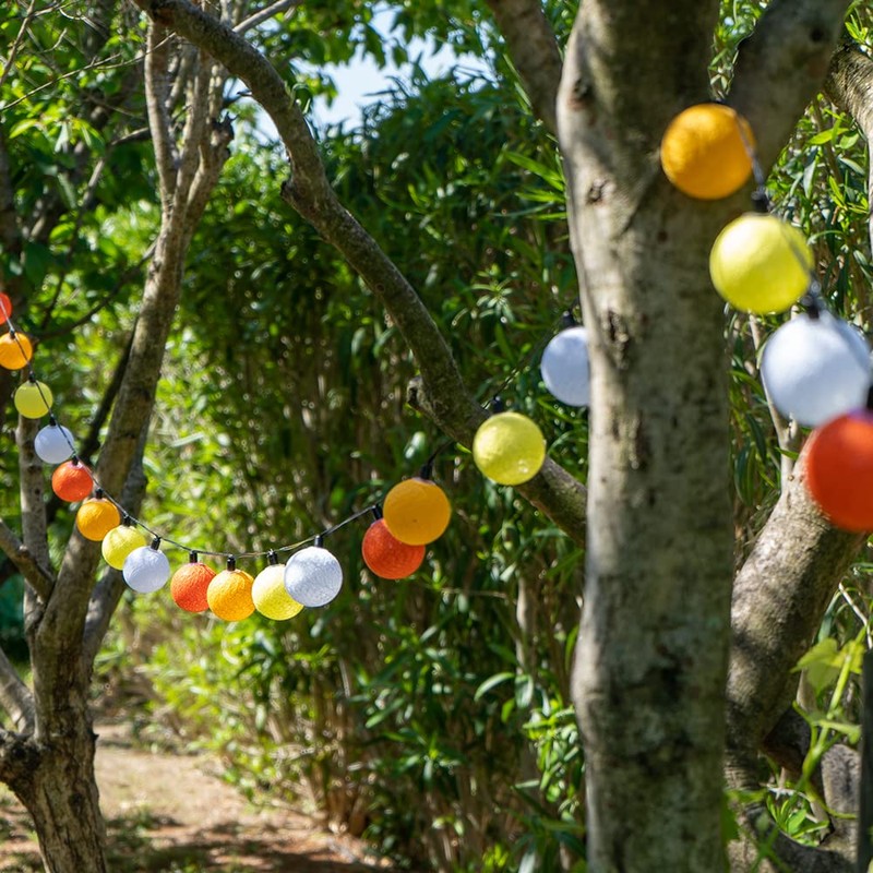 GuirLED - Outdoor garland with light balls LED guinguette -