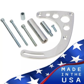 CVF Racing 429 460 Ford Alternator Bracket GM 1 Wire & Electric Water Pump BBF Billet EWP
