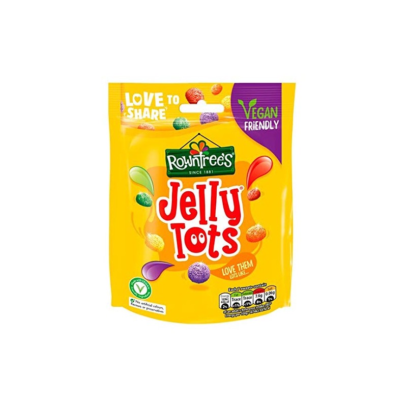 Rowntrees Fruit Gums, Jelly Tots & Randoms for Sharing -
