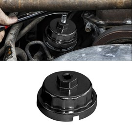 Lyxheth Oil Filter Wrench, Oil Filter Removal Tool, Oil Filter Cap Wrench Remover for 2.5L-5.7L Engine with Cartridge Style Oil Filter Housing, Heavy Duty Cap Removal Socket Tool Fit for Toyota Lexus