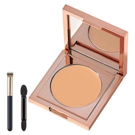 Colored Clay Undereye Corrector, under Eye Concealer, under Eye Color Corrector, Undereye Color Corrector for Dark Circles, Under Eye Corrector for Dark Circles with Brush (Medium)