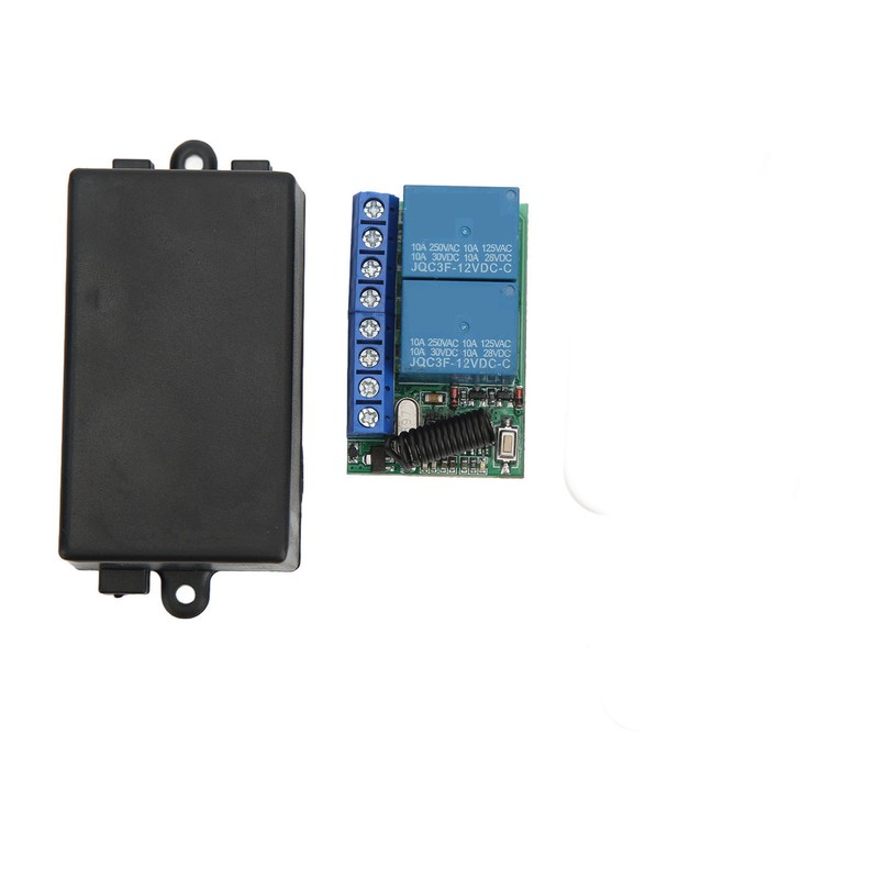 2 Channel Antitheft Alarm Wireless Relay Switch with Remote Control