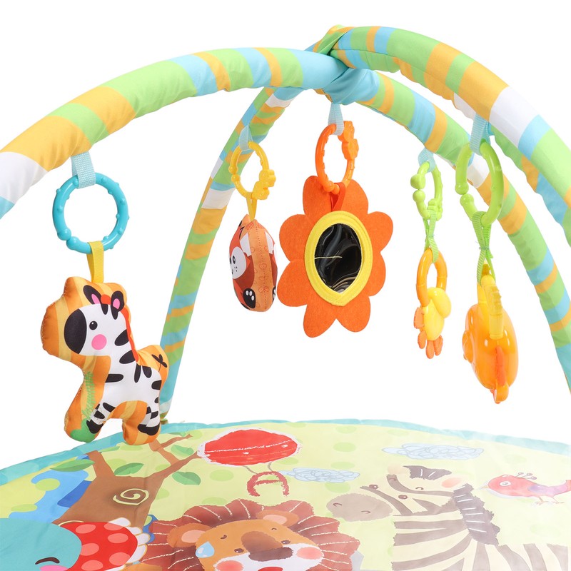 Baby Gym Play Mat with Toys Round Activity Game Combination