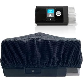 CPAP Dust Cover - CPAP Hose Cover - Protect Your CPAP Machines for Sleep Apnea & BiPAP Machines - CPAP Cleaning Supplies - CPAP Accessories - Cleaner Machine - CPAP Cover (Black)