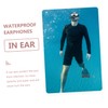 SHINEOFI 2pcs Earphones for Swimming Underwater Earphones Comfortable Fit for