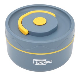 Fiambrera Bento, Contenedor Bento de Acero Inoxidable con Tapa Fiambrera Térmica de Gran Capacidad Fiambrera Bento a Prueba de Fugas Contenedor Tarro 