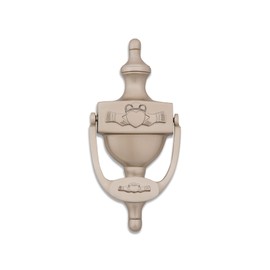 Exclusively Irish Irish Door Knocker for Front Door - Pewter Knocker 8''- Claddagh
