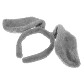 Healvian 1Pc Adorable Dog Ear Headband for Adults Animal Ear Hair Hoop for Parties Festivals and Costume Dress Up