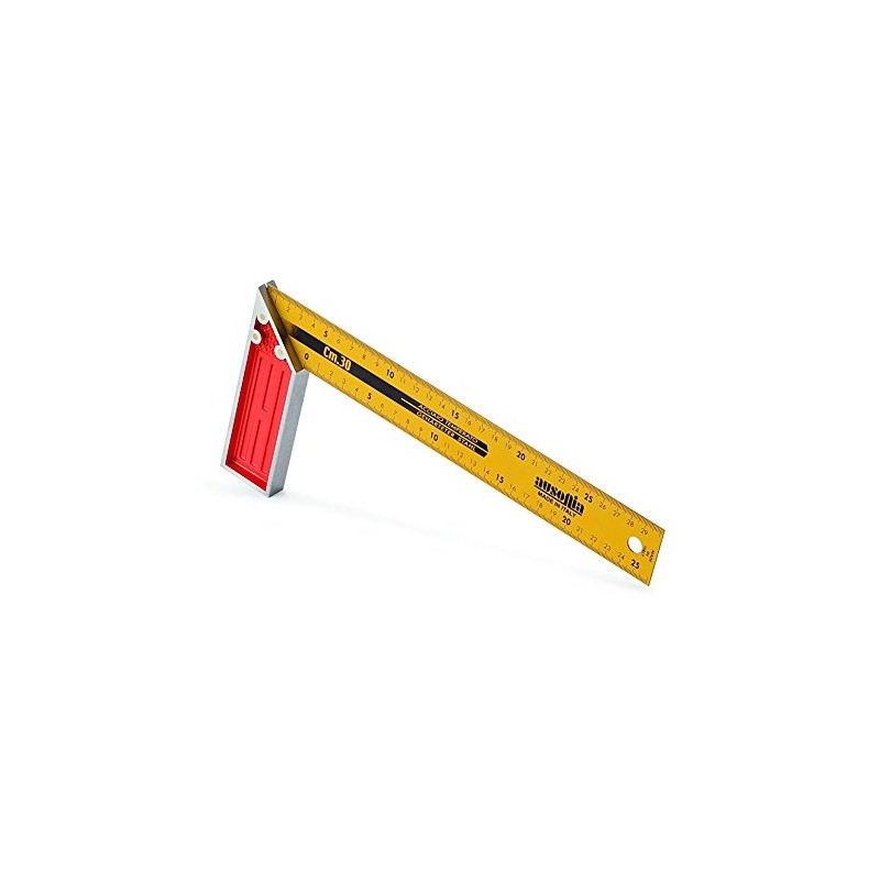 AUSONIA - 47462 Carpenter's Square Aluminium 30 cm with Scale