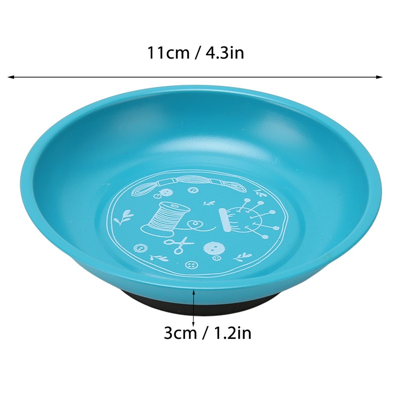 Magnetic Bowl Pin Dish with 150pcs Bead Needles Safe 430