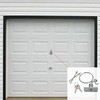 Garage Door Lock,Garage Door Opener,Emergency Release Lock Kit with 2