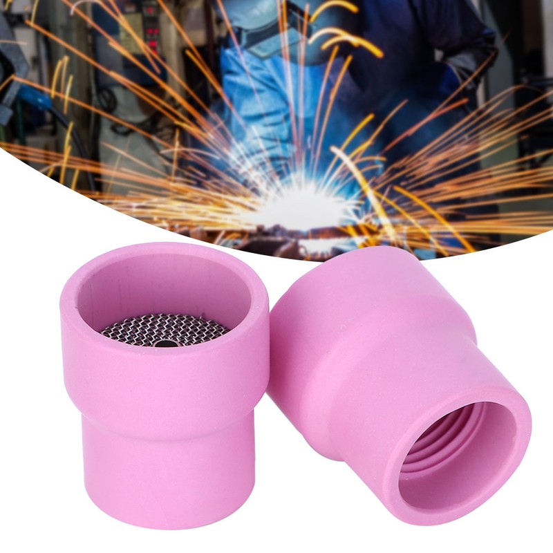 2Pcs Ceramic Welding Cup for WP9/20/25 Series AirCooled Torch #12