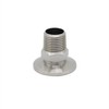 QMINOX SS304 KF25 NPT Male Adaptor thread 1/2" NW25 KF