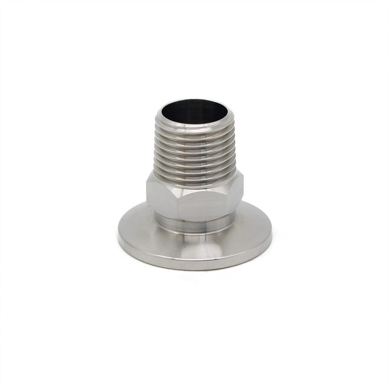 QMINOX SS304 KF25 NPT Male Adaptor thread 1/2" NW25 KF