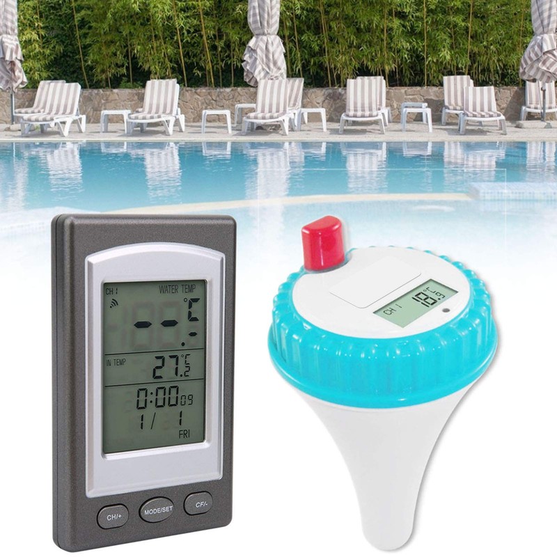 Wireless Digital Pool Floating, Thermometer Water Temperature Swimming Spa Bathtub