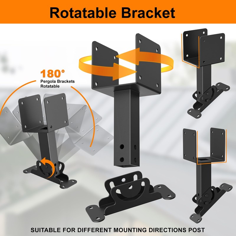 TROPTOLKY 4x4 Heavy Duty Roof Riser Brackets Kit 3 Pack,