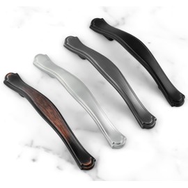 HESTIA HARDWARE 1 Pack | Oil Rubbed Bronze Kitchen Cabinet Pulls, 3 Inch Hole Centers Arch Cabinet Handles Brushed Bronze Drawer Pull for Cabinets (Z8.1.O)