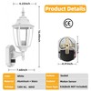 Lamomo Outdoor Wall Sconce, 2 Pack Dusk to Dawn Motion