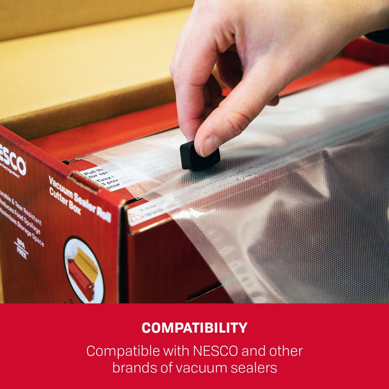 Nesco Vacuum Sealer Cutter Box with 50' of Heavy Duty