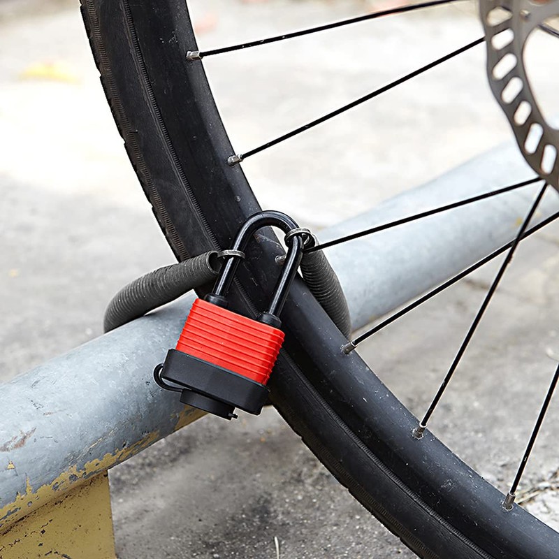 Dekton DT70162 40MM Long Shackle Waterproof Padlock, Silver, 40 mm