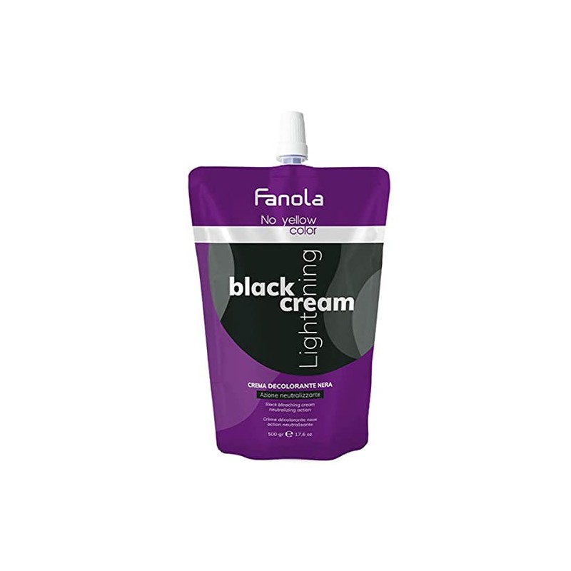 FANOLA Black Lightning Cream Black Bleach Cream 500 g