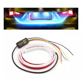 PUNKZZ Tira Led Cajuela Auto Azul Glacial Secuencial Color Tunning
