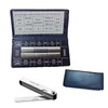6Pcs Turning Surface Roughness Comparators,Roughness Test Block Ra0.05-12.5mm Microfinish Comparato