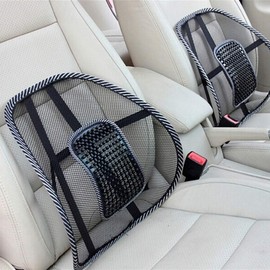 Car Back Support,Car Mesh Chair Back Support Massage Cushion Mesh Relief Lumbar Brace Car Truck Office Home Cushion Seat