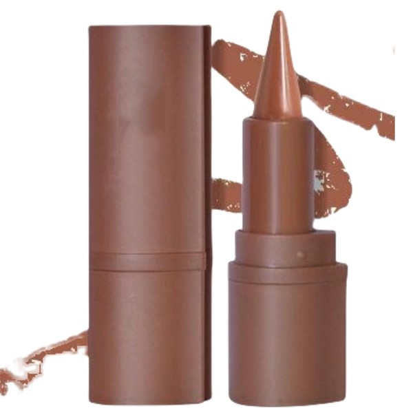 Velvety Brown 2-in-1 Lip Liner & Lipstick - Ombre Effect,