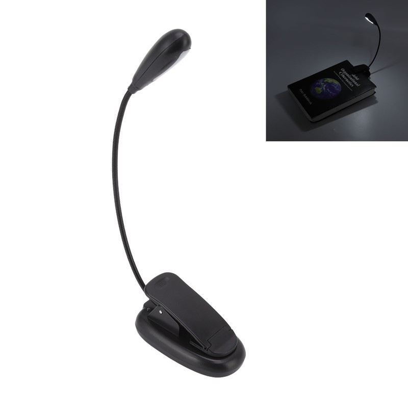 LED Reading Light USB Charging Eye Protection Temp 360° Clip