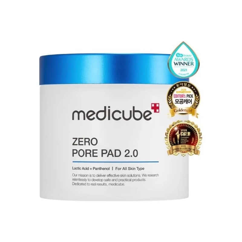 Almohadillas Limpieza Facial Medicube 70pz Zero Pore Pad 2.0